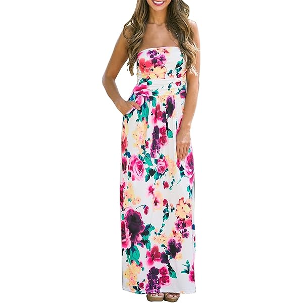 chinese dress ladies Women's Floral Babydoll Maxi Dress (Small, White) at Amazon Women's  Clothing store