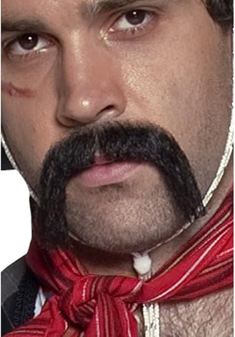 Amazon Com Smiffys Authentic Western Mexican Handlebar Moustache