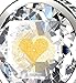 925 Sterling Silver I Love You Necklace Pure Gold Inscribed in 120 Languages Including on Round Cut Romantic Clear Cubic Zirconia Gemstone Anniversary Birthday Gift Pendant for Wife, 18