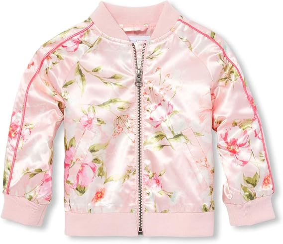 baby pink bomber jacket