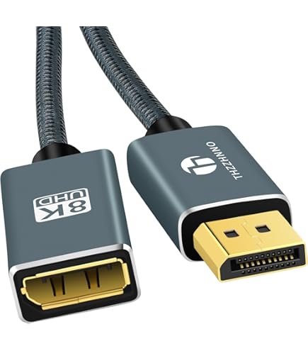 Câble Extension DisplayPort 1.4 0,5m - 8K@60Hz 4K@120Hz
