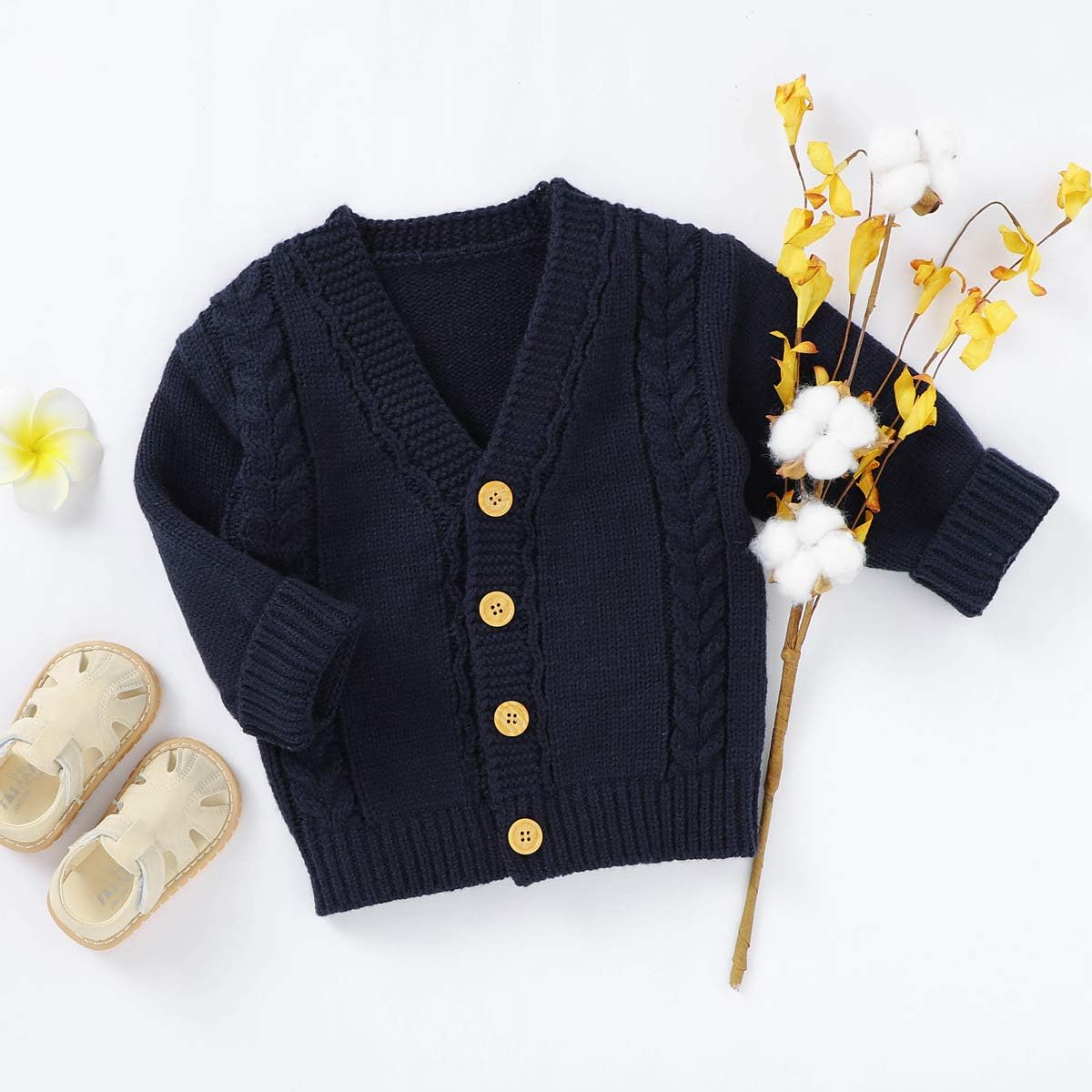 baby winter cardigan