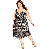 City Chic Women's Plus Size Cocktail Dress - So Fancy