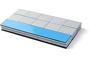 ZERINT 1/2 oz, Grey, 30 pcs, Adhesive Wheel Balance Weights for Cars, Trucks, SUVs, Motorcycles, and Other Vehicles, Slim Sty