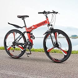 FWBNUIF Mountain Bike 24 in Folding Bikes with High