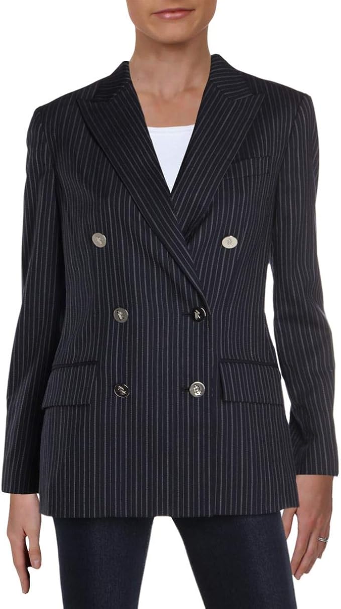 ralph lauren women's double breasted blazer