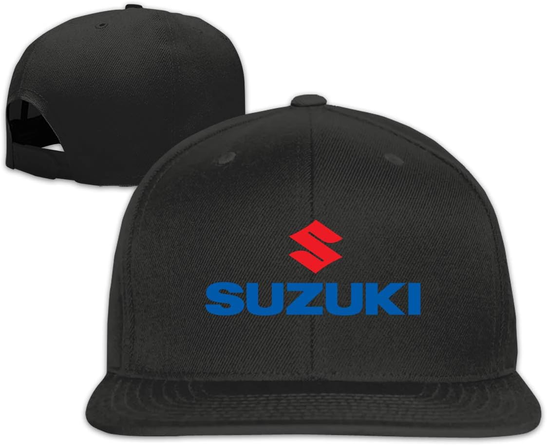 ZaHome Women's Suzuki Logo Blue A Flat-Brim Cap Adjustable Freestyle Hats