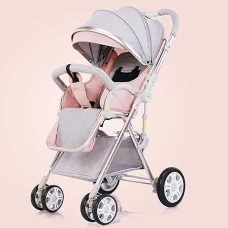 pink pram stroller