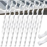 Maasechs 15 Pcs 3ft Long Foam Closure Strips for Corrugated Metal Roofing Foam Panels Weatherproof Roof Sealing Strips for Summer Roof Maintenance Repair (Octagonal,White)