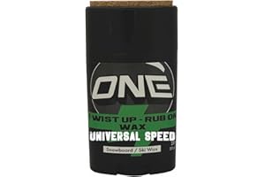 ONEBALL One Mfg F1 Twist-Up Rub-on Universal Speed Conditions Formula Wax – Snowboard/Ski/Nordic 50g Universal High-Performance, FAST + Durable - Our Factory-USA No Fluoro-Range: 28ºF to 21ºF (-2ºC to -6ºC)