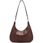 NIUEIMEE ZHOU Shoulder Bag for Women Ultra Soft Foldable Vegan Leather Crossbody Bags Tote Hobo HandBag Underarm Purses