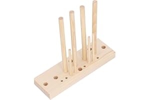 Craft Bow Maker, Make Various Sizes Bows Multipurpose Round Wooden Bow Maker for Ribbon Gift Bows Party Decorations Hair Bows