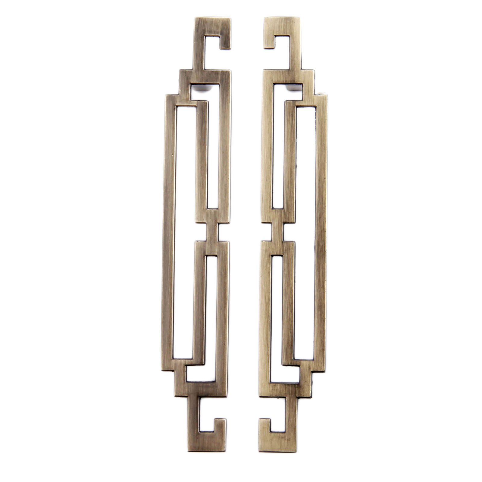 2X Cabinet Handles Retro Kitchen Dresser Drawer Wardrobe Cupboard Closet Door Handles Pull Knobs Furniture Hardware (177mm, Bronze)