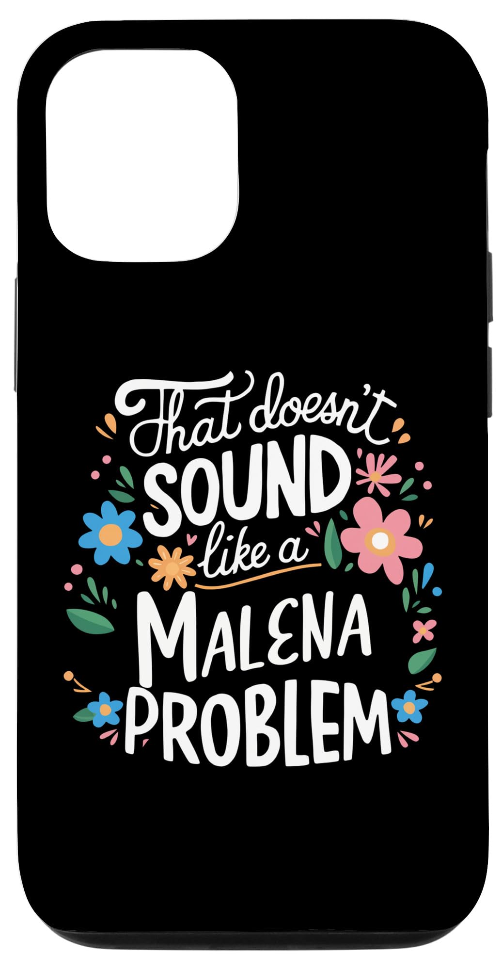 iPhone 15 Malena Personalized Cute Girls Malena Name Case