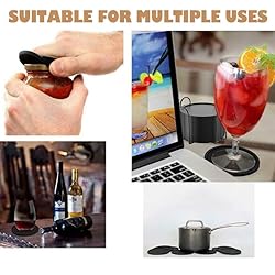 Silicone Coaster Set of 12 Pieces with Silicone Cup