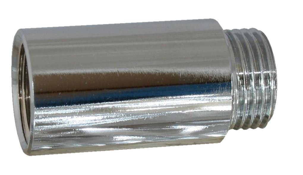 1/2" x 20mm Long Chrome Radiator Extension