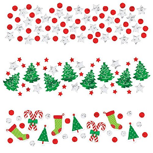 Multicolored Foil & Confetti Christmas Value Pack | Party Decoration