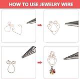 SKYPRO 99.5% Pure Copper Wire 15 Gauge Round Bare Jewelry Beading 16.4 Ft view 6