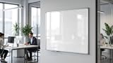 ALLboards Whiteboard 120x80cm Magnetic Aluminium Frame Dry Wipe view 5