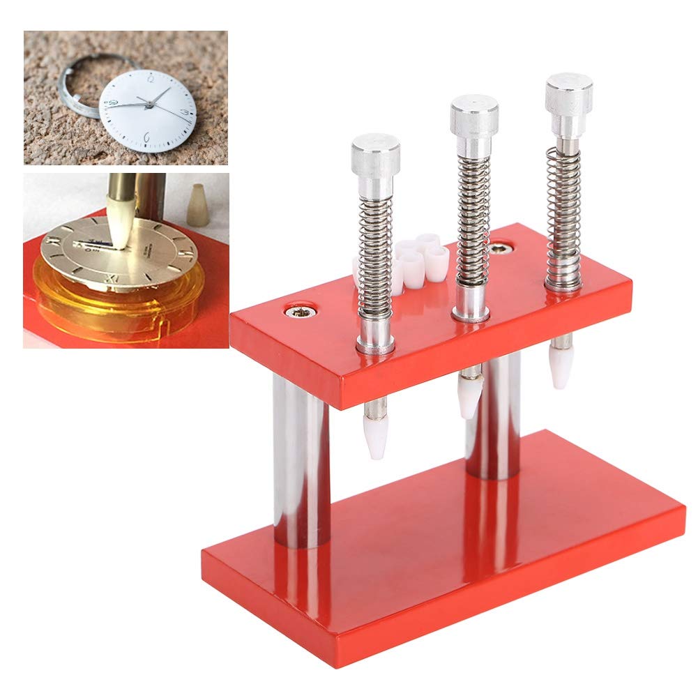 Watch Hand Presser, 3 Press Heads Watch Hand Presser Setting Fitting Set Professional Watch Wristwatch Repair Tool
