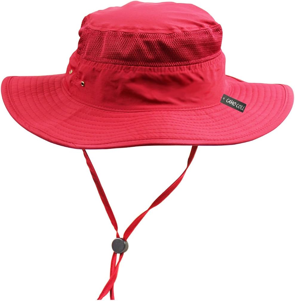 CAMO COLL Outdoor UPF 50+ Boonie Hat Summer Sun Caps (One Size, Dark Khaki) at  Men’s Clothing store