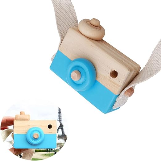 camara madera juguete