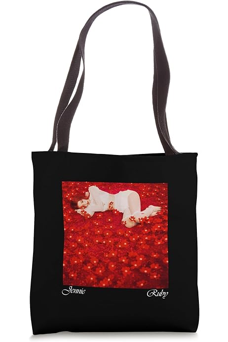 BLACK PINK ジェニ Ruby Tote トートバッグ Amazon.com: Jennie Ruby Flowers Tote Bag : Clothing, Shoes