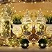 Kohree String Lights LED Copper Wire Fairy Christmas Light with Remote Control, 33FT 100LEDs, 4 Packs 8 Modes AA Battery Powered, Seasonal Decor Rope Lights for Holiday, Wedding