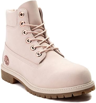 light pink timberlands