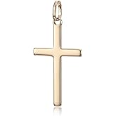 Mystigold Cross Pendant for Men and Women in 18K Gold Plated or 925 Sterling Silver Plated Rhodium
