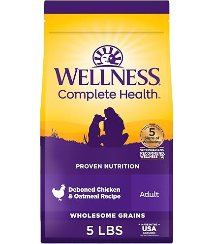 Amazon.com: Wellness Complete Health Adult Dry Dog Food, Grain Free Kibble,  Natural, Chicken Recipe, 24 lb Bag : Pet Supplies