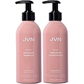 JVN Revive Repairing Shampoo and Conditioner Set, 20 Fl Oz, Strengthen & Repair Damaged, Color Treated, or Fragile Hair, Hair Care for Women and Men, Silicone and Sulfate Free Shampoo and Conditioner