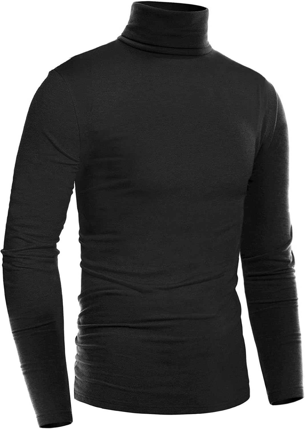 ZEGOLO Mens Thermal Mock Turtleneck Long Sleeve T Shirt Knitted Pullover Basic Slim Fit Shirts at  Men’s Clothing store