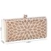 Womens Evening Clutch Bag Wedding Purse Bridal Prom Handbag Party Bag Elegance Rhinestone Gold