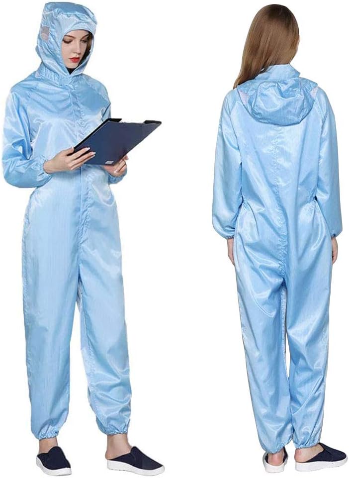 OUlike Reusable Protective Coveralls with Hood,Washable Dust-Proof Anti Plus Size Protective Coveralls for Women Men