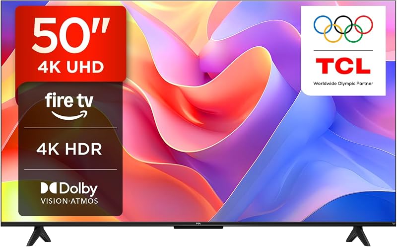 TCL 50PF650K 50 inch 4K HDR Fire TV Alexa Built-In Dolby Vision Atmos