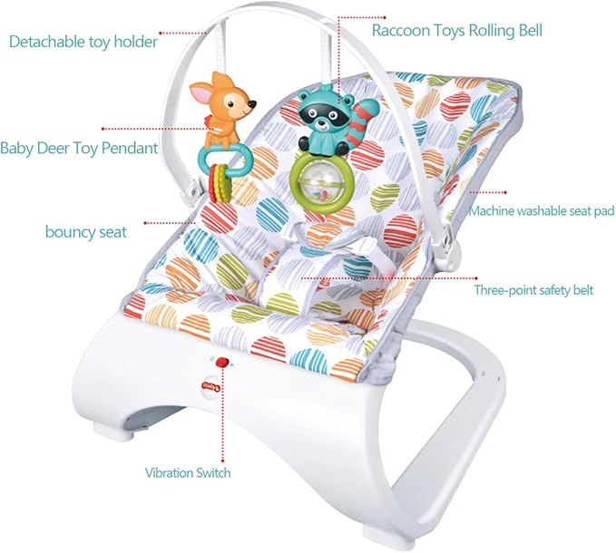 Babybedje Trillende Schommelstoel Multifunctioneel Baby Coaxapparaat Educatieve Ontspanningsfauteuil Amazon Nl