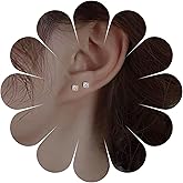 Andelaisi Boho Crystal Square Earrings Black Onyx Studs Earrings Black Crystal Square Earrings Geometric Black Enamel Earrings Jewelry for Women