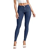 Hybrid & Company Women Ultimate Comfort Flattering Fit Stretch Skinny Jeans