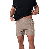 Burlebo Men’s 5.5 Inch Everyday Shorts – Lightweight Stretch Casual Athletic Shorts with Pockets