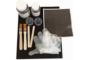 HUOPU DIY Carbon Fiber Repair Kit - Rapid Repair Kit for Carbon Fibre- Twill Weave