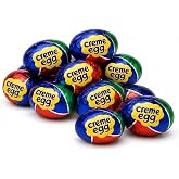 Cadbur.yMilk Chocolate Creme Eggs (1.2 Oz.) Individually Wrapped, Bulk (10 Count) Delicious Chocolate &amp; Fondant Candy, Great for Basket Fillers, Spring Gift Stuffers and Baking!