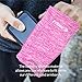 E Tronic Edge Phone Holder for Running, Cell Phone Arm Bands with Reflective Logo, Phone Strap Armband Fits iPhone and Android, Use for Running, Walking, Hiking and Biking, Pink Large