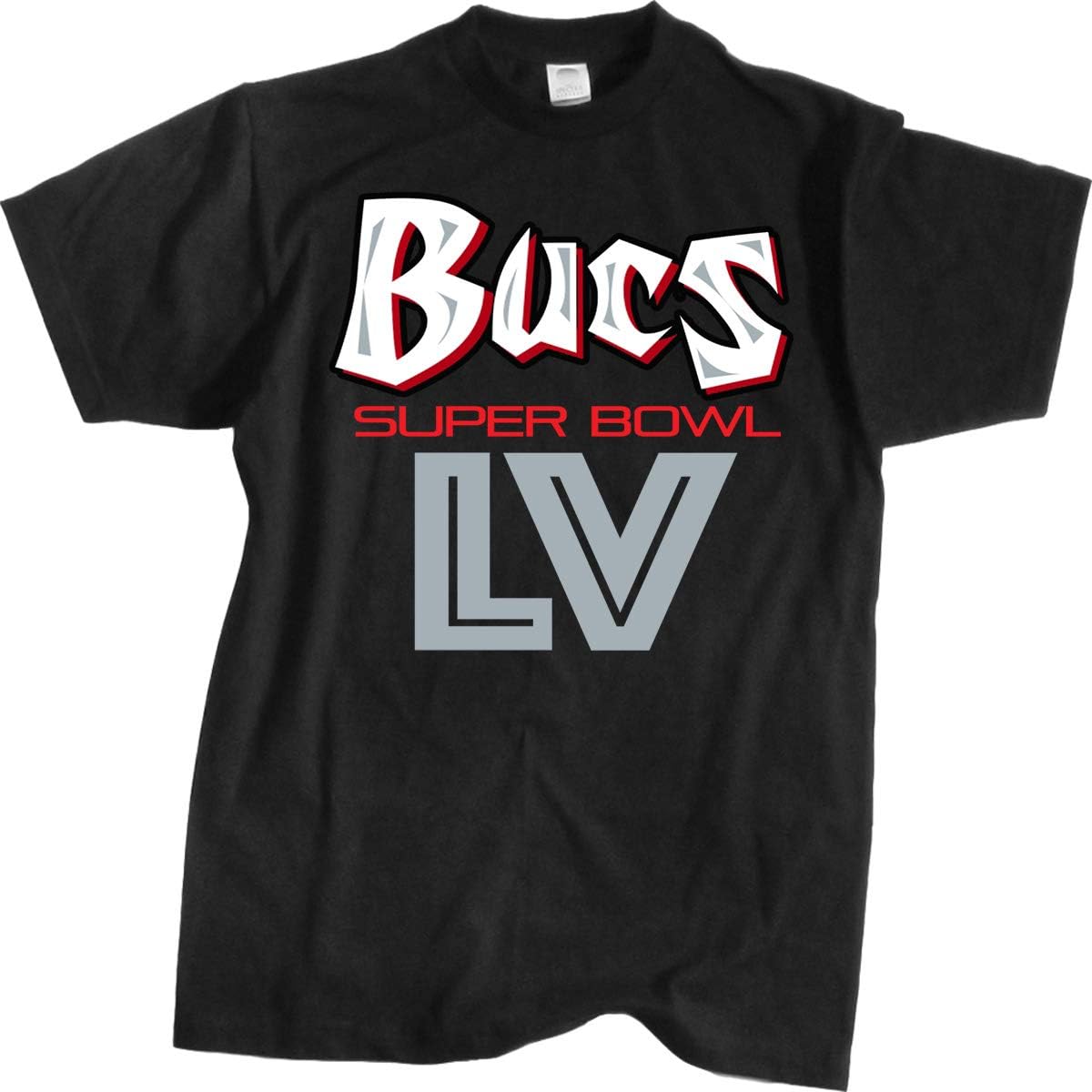 Amazon.com: 4u4Design Football Bucs Fan Shirt (M) Black: Clothing