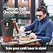 Yukon Growlers Premium Insulated Stainless Steel Growler with Felt Case - Keep Your Beer Cold and Carbonated for 24 Hours - Double-Walled Vacuum Growler with Swing-Top Lid and Handle for Easy Pouring