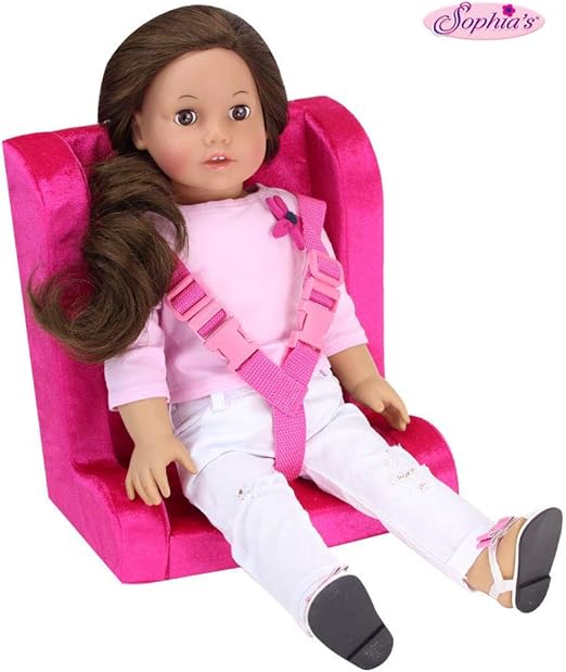 pink car seat toy