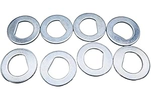 xyocx Replacement FA-DW100 1" D Washer fits EZ Lube Spindles Dexter Alko Trailer Axle Spindle 6K 7K 8K 9K (8 Pack)