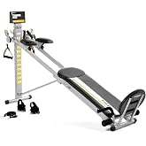 Total Gym FIT Home Gym, 12 Resistance Levels, 85+ Exercises | Foldable bodyweight trainer with 450 lb capacity for strength, cardio and Pilates; includes AbCrunch and squat stand