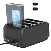 for Zebra TC77 Battery Charger Cradle - for Zebra TC7X Battery Charger - for Symbol/Zebra TC70 TC70X TC72 TC77 TC75 TC55 Barcode Scanner Batteries Charger Cradle SAC-TC7X-4BTYC1 (4-Slot)
