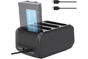 OLIADEO for Zebra TC77 Battery Charger Cradle - for Zebra TC7X Battery Charger - for Symbol/Zebra TC70 TC70X TC72 TC77 TC75 TC55 Barcode Scanner Batteries Charger Cradle SAC-TC7X-4BTYC1 (4-Slot)